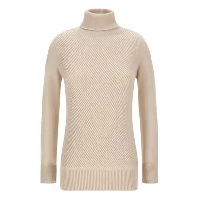 Rolák woolrich diagonal stitch turtleneck milky cream