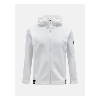 Mikina peak performance m rider tech zip hood offwhite/sand fog