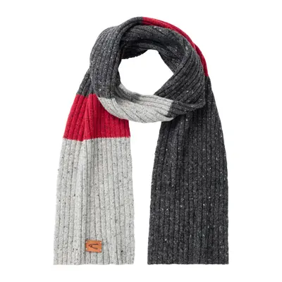 Šála camel active knitted scarf cold grey melange