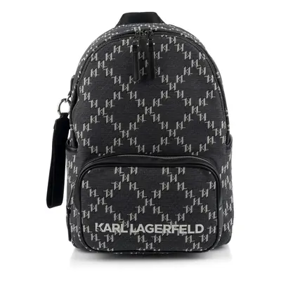 Batoh karl lagerfeld k/monogram jkrd 2.0 md zip bp grey