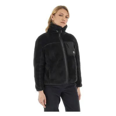 Mikina la martina woman fleece full zip light cu black