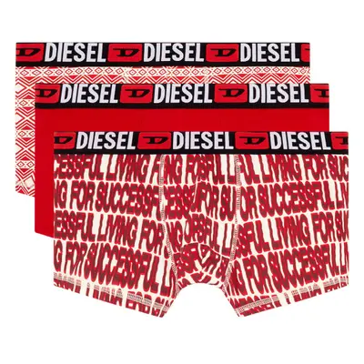 Spodní prádlo diesel umbx-damien 3-pack boxer-sho red