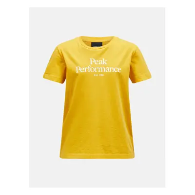 Tričko peak performance jr original tee pure gold