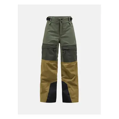 Kalhoty peak performance jr gravity pants pine needle/black