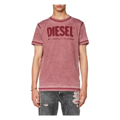 Tričko diesel t-diegor-l1 t-shirt biking red