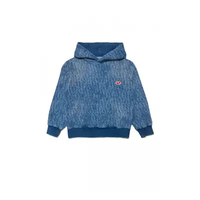 Mikina diesel sum-rib-ne-over jjj sweat-shirt blue denim