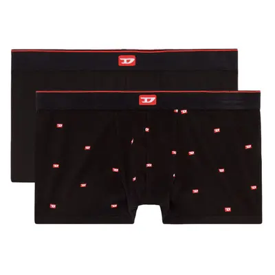 Spodní prádlo diesel umbx-damien 3-pack boxer-sho red+black