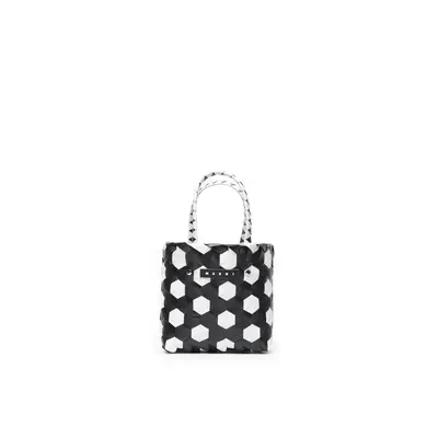 Kabelka marni mw85f - dot bag borsa black