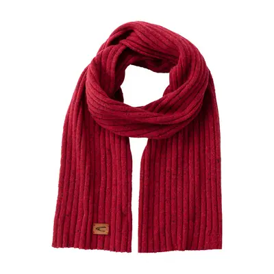 Šála camel active knitted scarf amber red