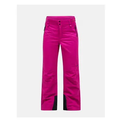 Kalhoty peak performance jr maroon pants wander/motion grey