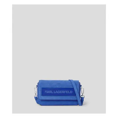 Kabelka karl lagerfeld k/essential k sm flap shb sued royal blue