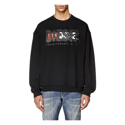 Mikina diesel s-nabel-m sweat-shirt black