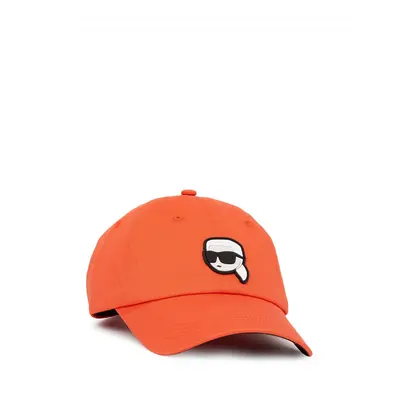 Kšiltovka karl lagerfeld k/ikonik 2.0 cap tangerine