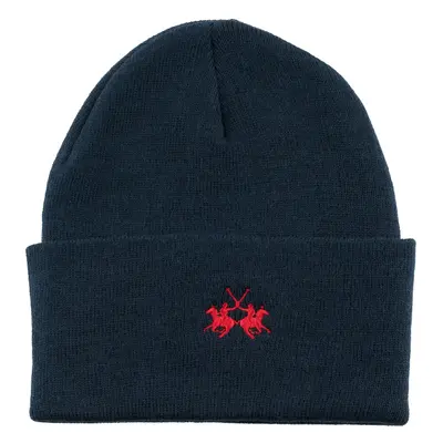 Čepice la martina man beanie acrylic blend navy