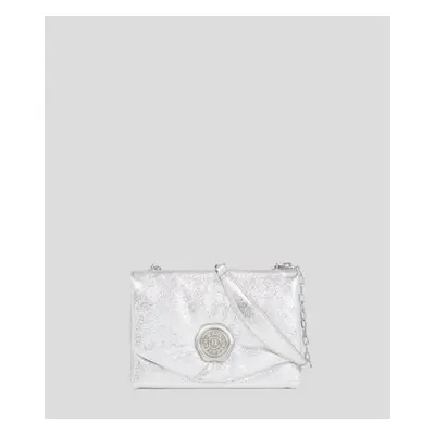 Kabelka karl lagerfeld k/stamp md shoulderbag mtllc silver