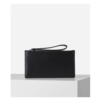 Peněženka karl lagerfeld k/circle hybrid perforated black