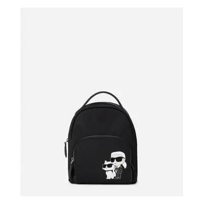 Batoh karl lagerfeld k/ikonik 2.0 nylon sm backpack black