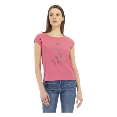 Tričko la martina woman t-shirt s/s 40/1 cotton fandango pink