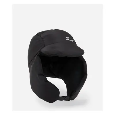 Klobouk karl lagerfeld k/signature tapper hat black