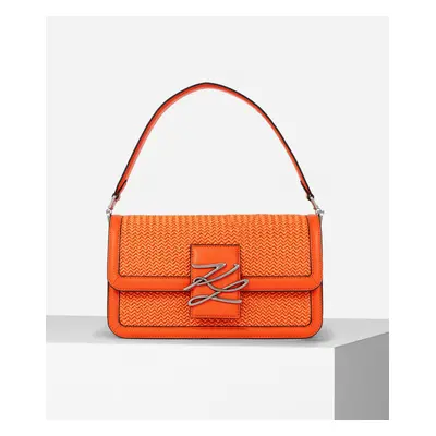 Kabelka karl lagerfeld k/autograph raffia sm shb orange