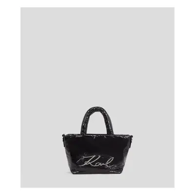 Kabelka karl lagerfeld k/signature soft sm tote nylon black