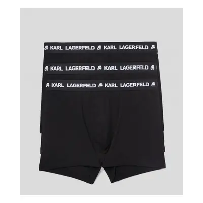 Spodní prádlo karl lagerfeld logo trunk set 3-pack black