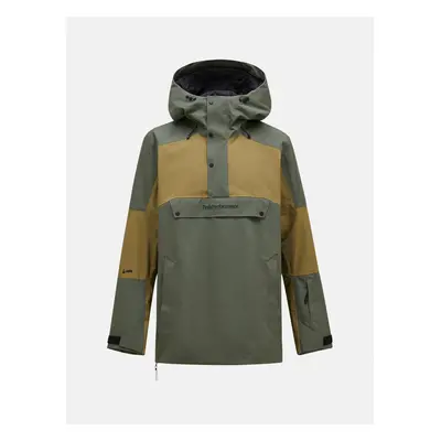 Bunda peak performance m 2l anorak snap green/olive extreme