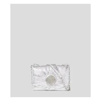 Crossbody karl lagerfeld k/stamp sm crossbody mtllc silver