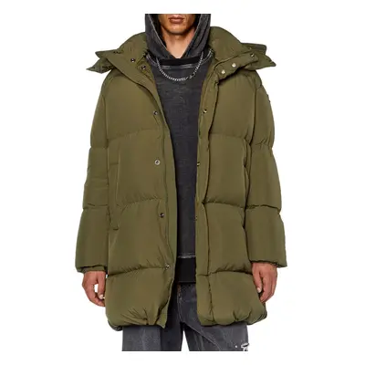 Bunda diesel w-rolfys-long jacket ivy green