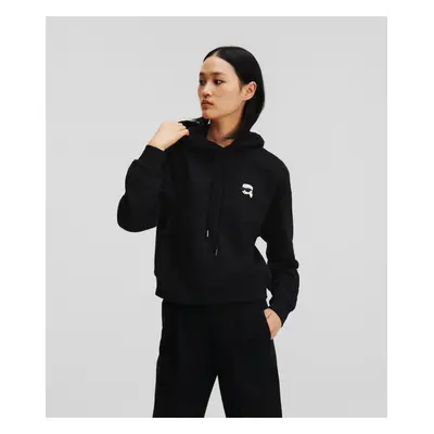 Mikina karl lagerfeld ikonik 2.0 hoodie black