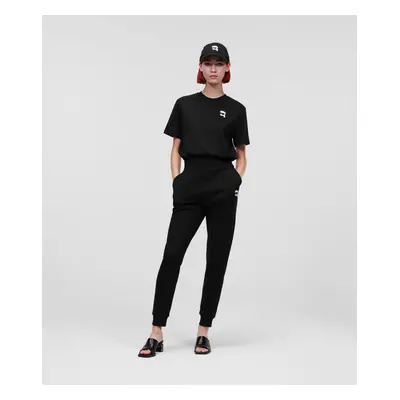 Tepláky karl lagerfeld ikonik 2.0 sweat pants black