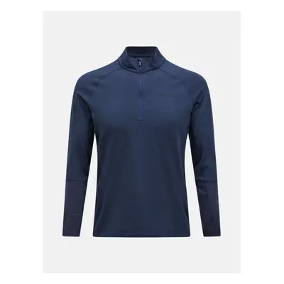 Termo prádlo peak performance magic half zip blue shadow/parachute purple/wander