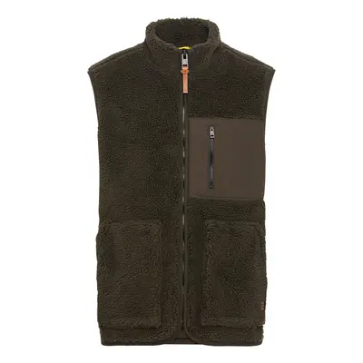 Vesta camel active fleece vest dark khaki