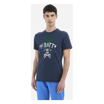 Tričko la martina man t-shirt s/s jersey navy/offwhite