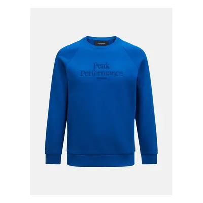 Mikina peak performance m original crew limoges/salute blue