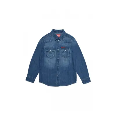 Košile diesel ceko shirt blue denim