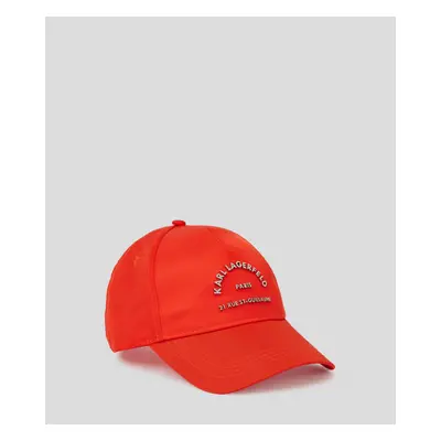 Kšiltovka karl lagerfeld rsg nylon cap fierly red