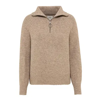 Svetr camel active knitwear walnut