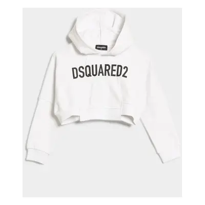 Mikina dsquared over sweat-shirt white