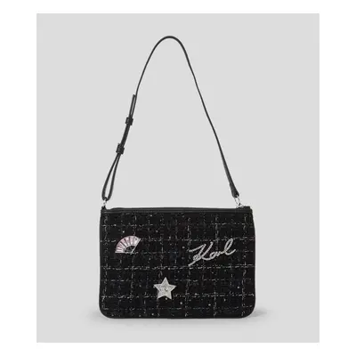 Taška karl lagerfeld k/skuare pouch boucle black/white