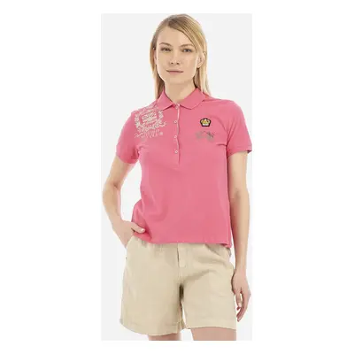 Polokošile la martina woman polo s/s piquet stretch fandango pink