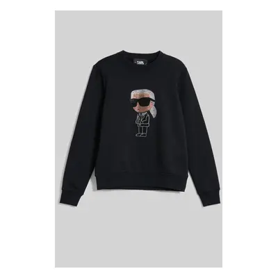 Mikina karl lagerfeld ikonik 2.0 karl rs sweatshirt black