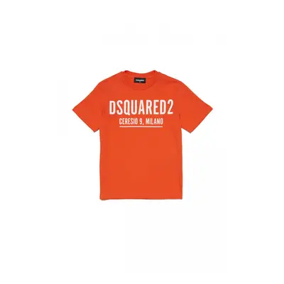 Tričko dsquared relax t-shirt orange