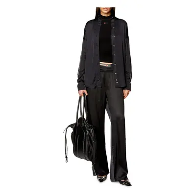 Kalhoty diesel p-fern-dnm trousers black