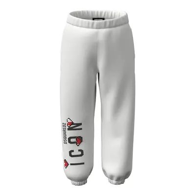 Tepláky dsquared d2p664f-icon pantaloni white