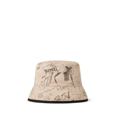 Klobouk karl lagerfeld k/archive reversible bucket hummus