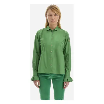 Košile la martina woman shirt l/s poplin mint green