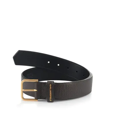 Opasek karl lagerfeld k/essential md low belt tobacco