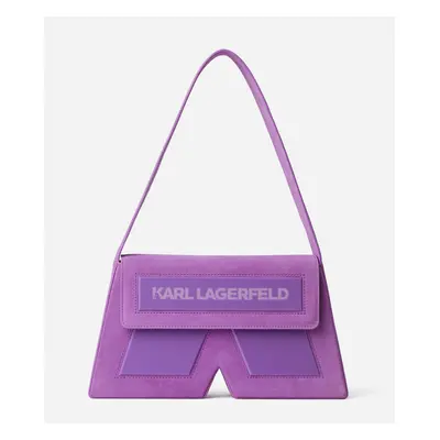 Kabelka karl lagerfeld icon k shoulderbag suede mauve