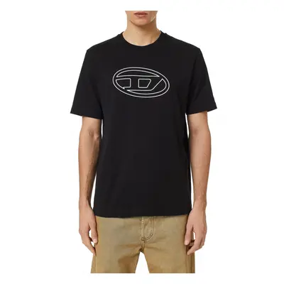 Tričko diesel t-just-bigoval t-shirt black